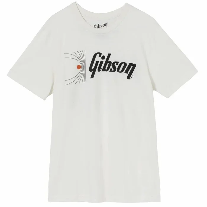 Gibson Soundwave Tee – White – Size XL