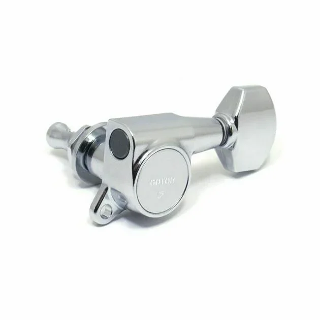 GOTOH – Electric Guitar Machine Heads, 6-in-line Small Chrome Complete Set