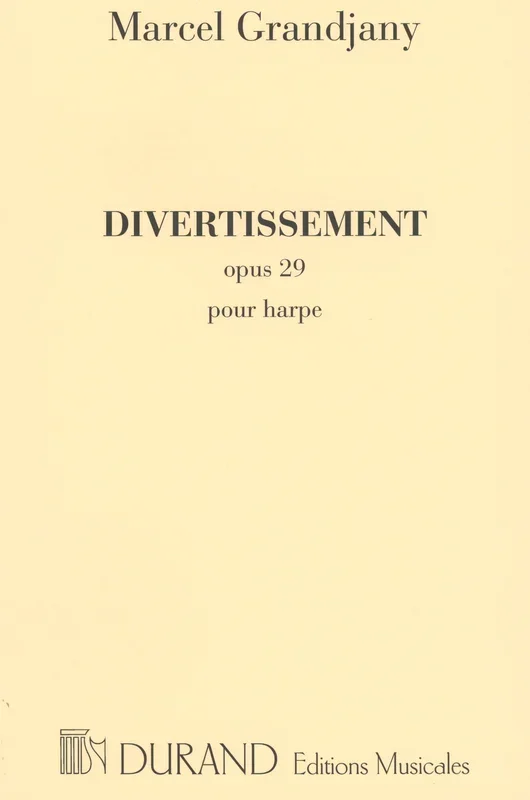 Grandjany: Divertissement, Op. 29