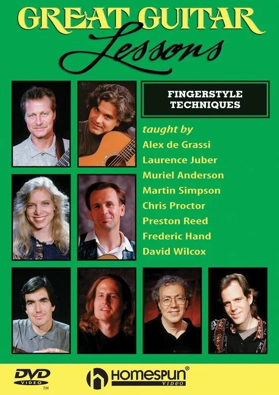 Great Guitar Lessons Fingerstyle Techniques DVD (DVD Only)