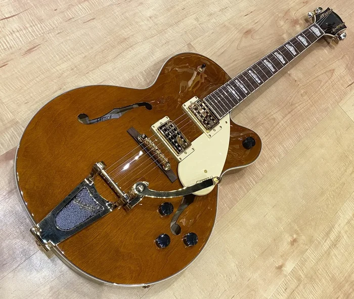 Gretsch G2410TG Streamliner Hollow Body Electric Guitar Single-Cut with Bigsby Single Barrel Stain