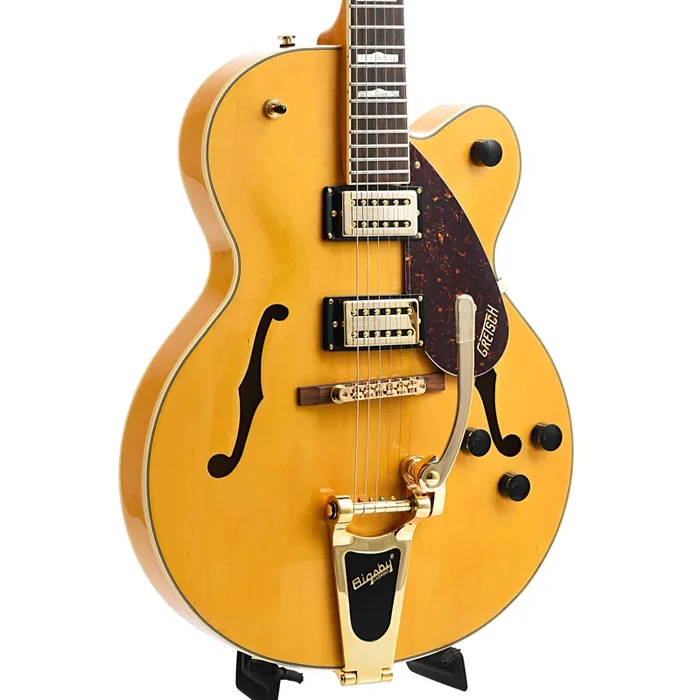 Gretsch G2410TG Streamliner Hollow Body Single Cut with Bigsby, Village Amber