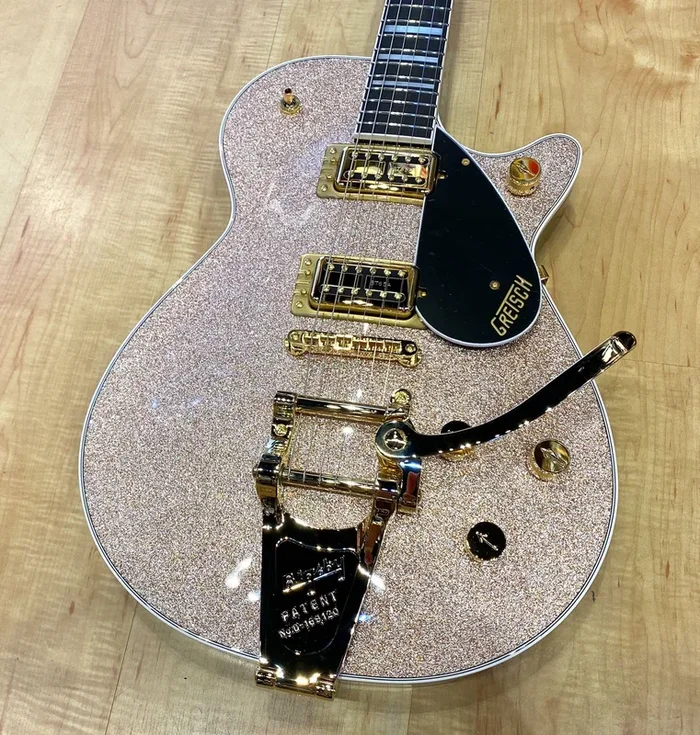 Gretsch G6229TG Limited Edition Players Edition Sparkle Jet BT w/ Bigsby Champagne Sparkle
