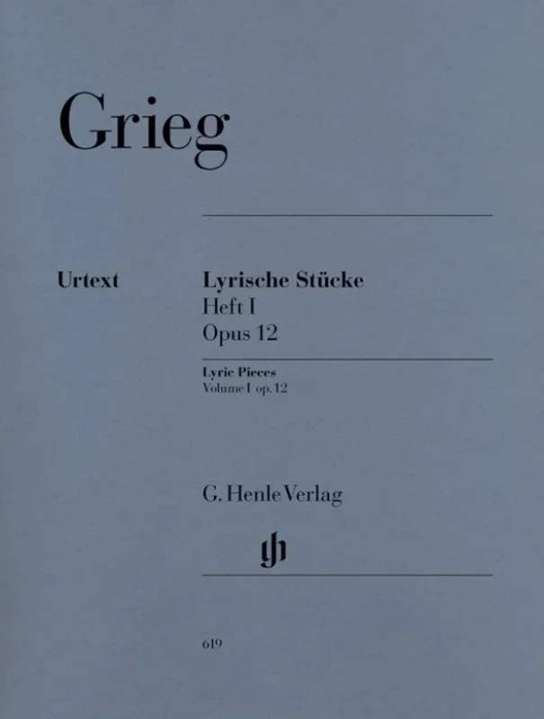 Grieg – Lyric Pieces Op 12 Vol 1 Urtext (Softcover Book)