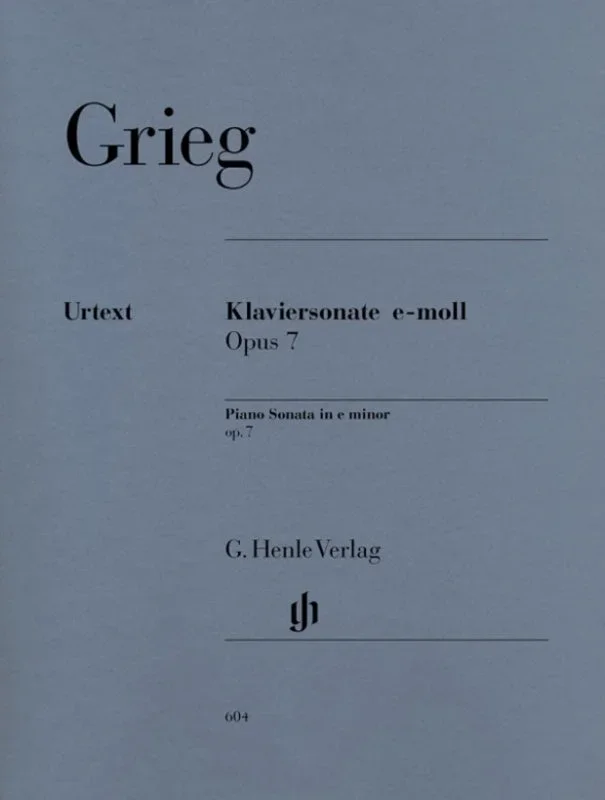 Grieg: Piano Sonata in E Minor Op 7