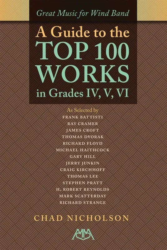 Guide To The Top 100 Wind Band Works (Softcover Book)
