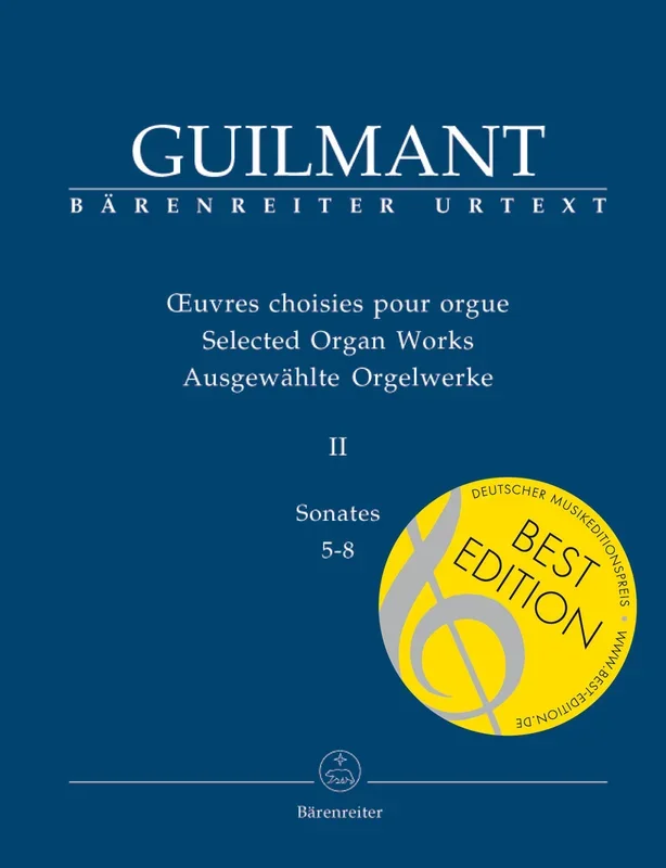 Guilmant : Selected Organ Works – Book 2: Sonatas 5-8