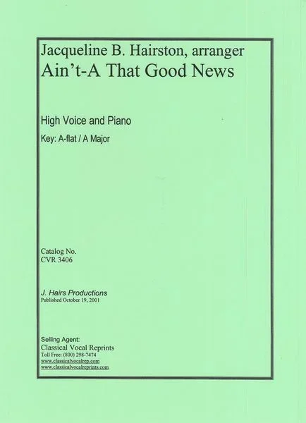 Hairston: Ain’t-A That Good News
