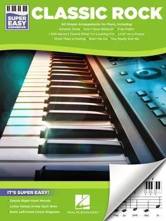 HAL LEONARD 00287526 Classic Rock – Super Easy Songbook