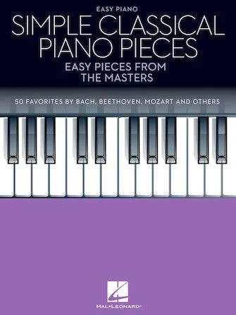 HAL LEONARD 00288045 Simple Classical Piano Pieces – Easy Pieces from the Masters