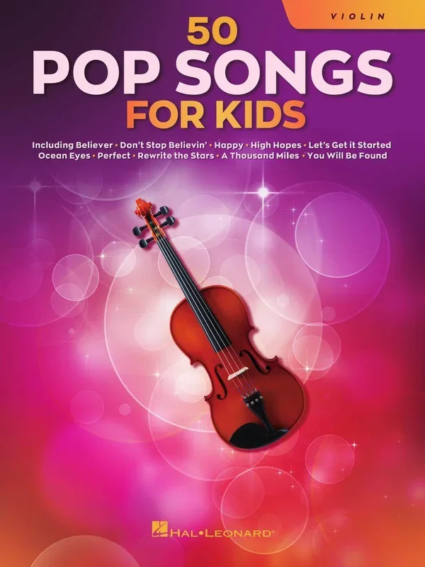 HAL LEONARD 00350965 50 Pop Songs for Kids – for Violin