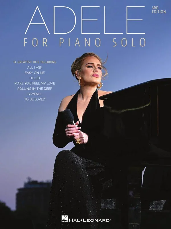 HAL LEONARD 00820186 Adele for Piano Solo – 3rd Edition