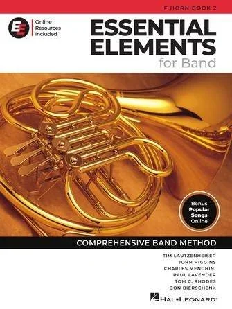 HAL LEONARD 00870327 Essential Elements for Band – F Horn Book 2 with EEi