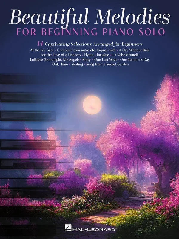 HAL LEONARD 01072972 Beautiful Melodies for Beginning Piano Solo – 14 Captivating Selections Arranged for Beginners