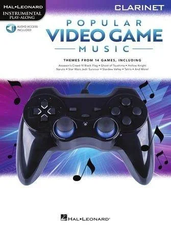 HAL LEONARD 01774848 Popular Video Game Music – Clarinet Play-Along Book with Online Audio