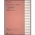 Hal Leonard Deluxe Wirebound Premium Manuscript Paper Standard