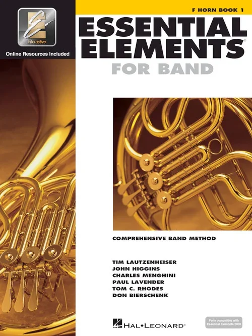Hal Leonard Essential Elements for Band – F Horn Book 1 with EEi