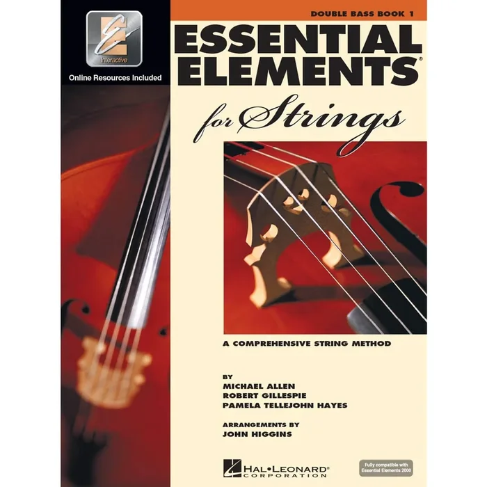 HAL LEONARD HL00868052 Essential Elements Double Bass Strings Book 1
