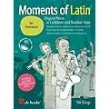 Hal Leonard Moments Of Latin Trombone Bk/cd Original Pieces In Caribbean & Brazilian Concert Band Standard