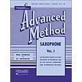 Hal Leonard Rubank Advanced Method for Saxophone Volume 1 Standard