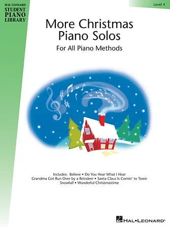 Hal Leonard Student Piano Library: More Christmas Piano Solos Level 4