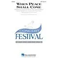 Hal Leonard When Peace Shall Come SAB Arranged by John Purifoy Standard