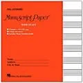 Hal Leonard Wide Staff Manuscript Paper (Red Cover) Standard