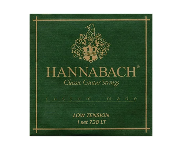 Hannabach Classical 728LT Custom Made Set – Green (Low Tension)