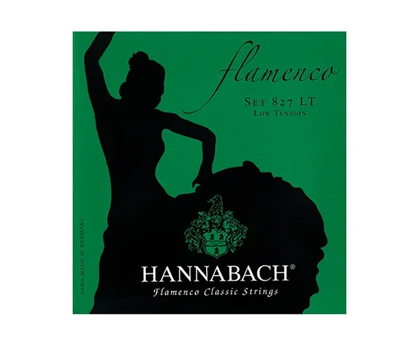 Hannabach Classical 827LT Flamenco Set – Green (Low Tension)