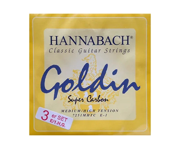 Hannabach Classical Trebles – Goldin Super-Carbon (GBE)
