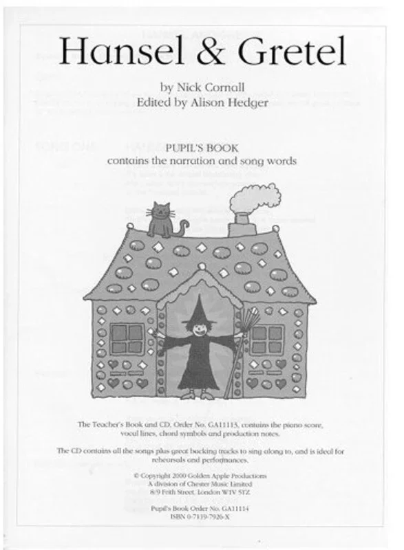 Hansel And Gretel Musical Pupils Book