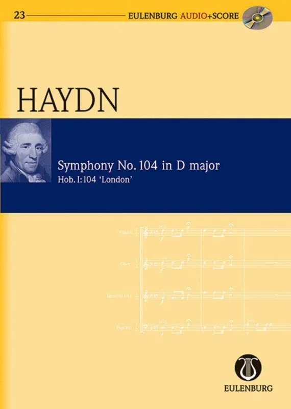 Haydn – Symphony No 104 D London Study Score Book/CD