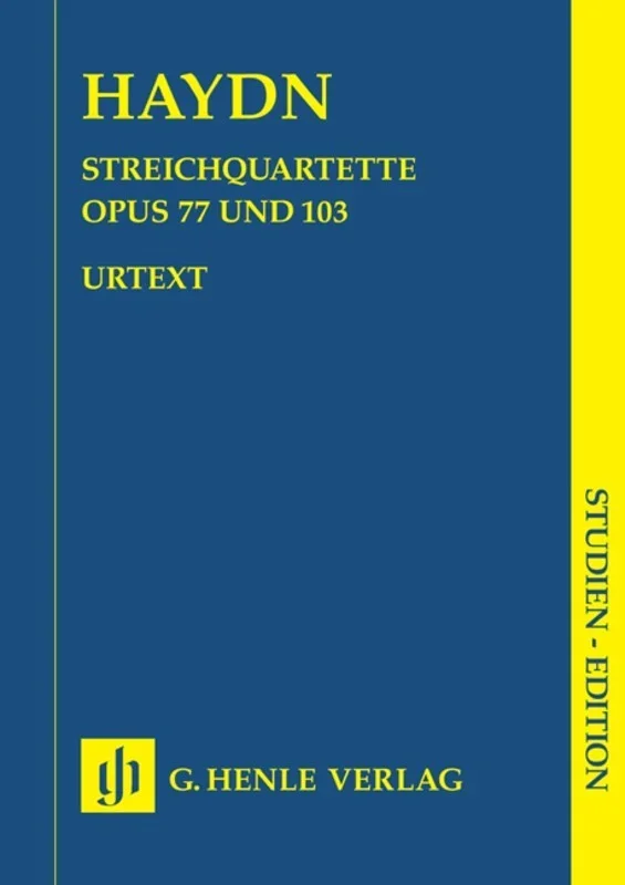Haydn: String Quartets Volume 11 Study Score
