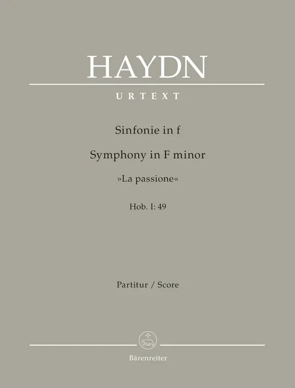 Haydn: Symphony in F Minor, Hob. I:49