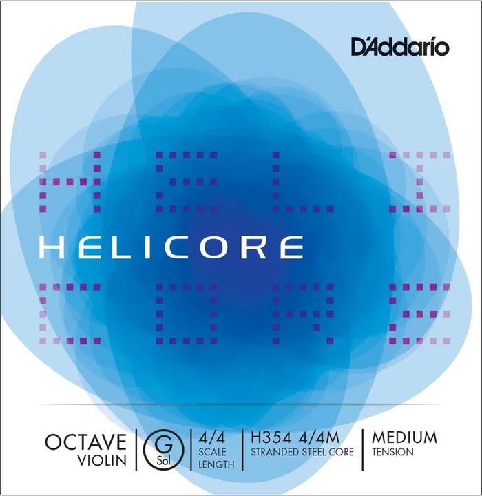 Helicore Octave Violin Single G String, 4/4 Scale, Medium Tension