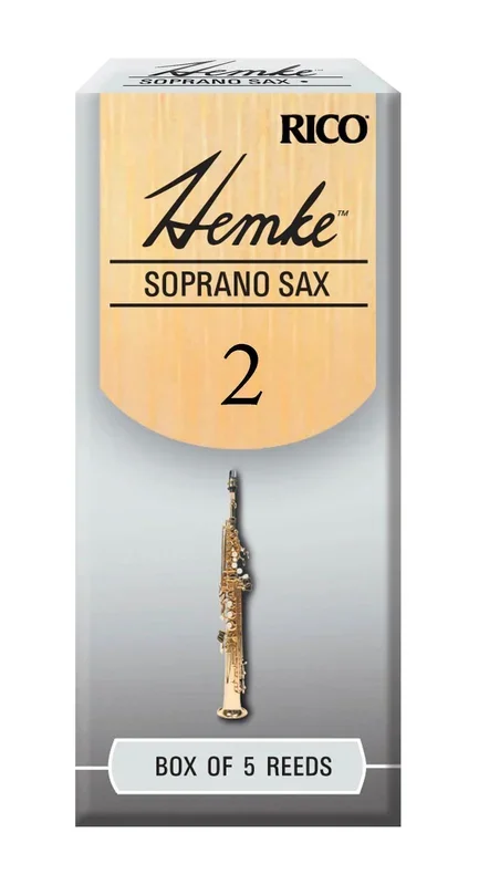 Hemke Soprano Sax Reeds, Strength 2.0, 5-pack