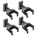 Hercules GSP38WBK PLUS Universal Auto Grip Wall Mount Guitar Hanger 4-Pack Standard