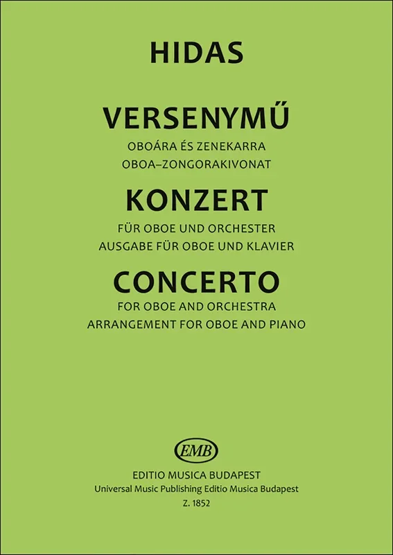 Hidas: Oboe Concerto