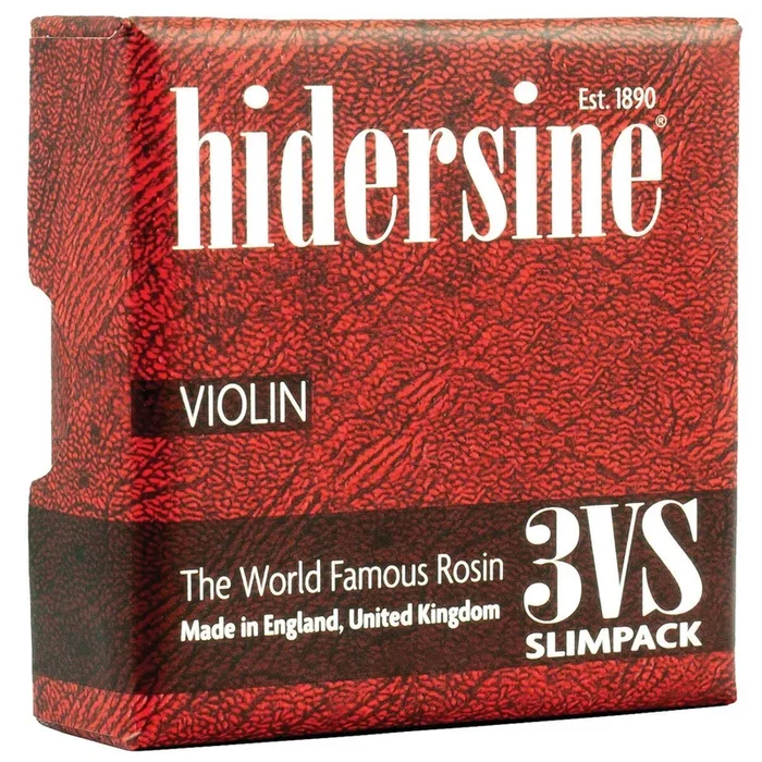 Hidersine Slim Violin Rosin – Light Amber, 15g, Hand-Mixed, Made in England