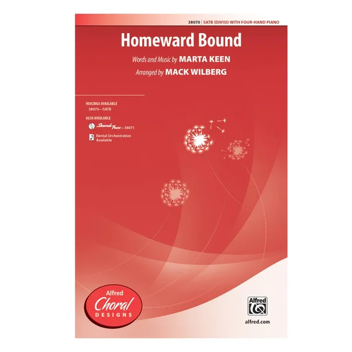Homeward Bound (SATB and Piano)