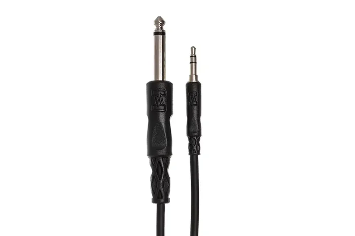 Hosa 10′ Mono Interconnect, 1/4 in TS to 3.5 mm TRS