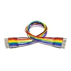 Hosa CMM-830 – 3.5mm Unbalanced Patch Cables – 1ft (8Pc)
