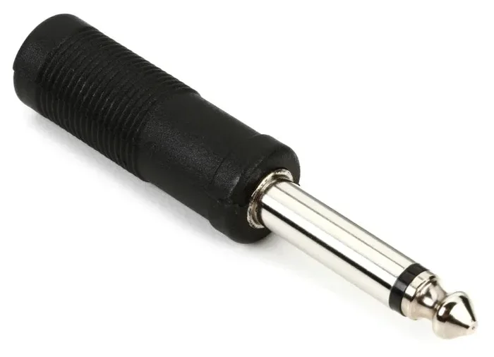 Hosa GPP-290 1/4 inch TRS Female to 1/4 inch TS Male Adapter