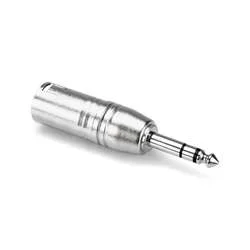 Hosa GXP-246 In-Line Adapter – 1/4in TRS (M) to XLR (M)