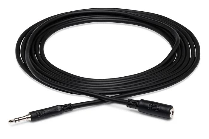 Hosa Headphone Extension Cable 3.5 mm TRS to 3.5 mm TRS – 25ft