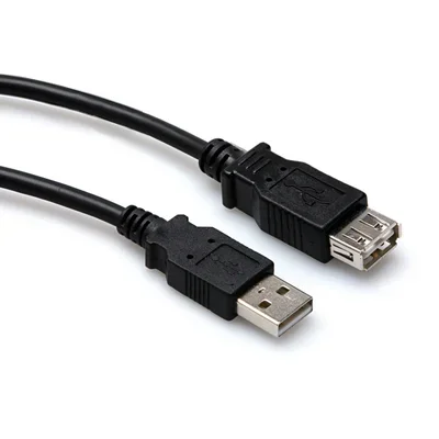Hosa High Speed USB Extension Cable, Type A to Type A, 5 ft