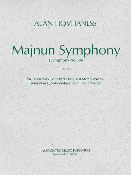 Hovhaness: Majnun Symphony (Symphony No. 24), Op. 273