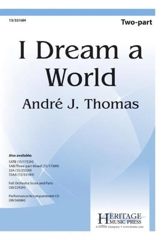 I Dream A World 2 Part (Octavo)