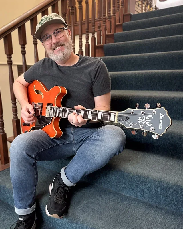 Ibanez Artcore AS73 Semi-Hollowbody Electric Guitar, Transparent Tangerine Flat