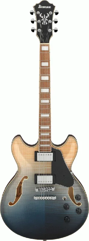 Ibanez AS73FM TIF Artcore Electric Guitar (Transparent Indigo Fade)
